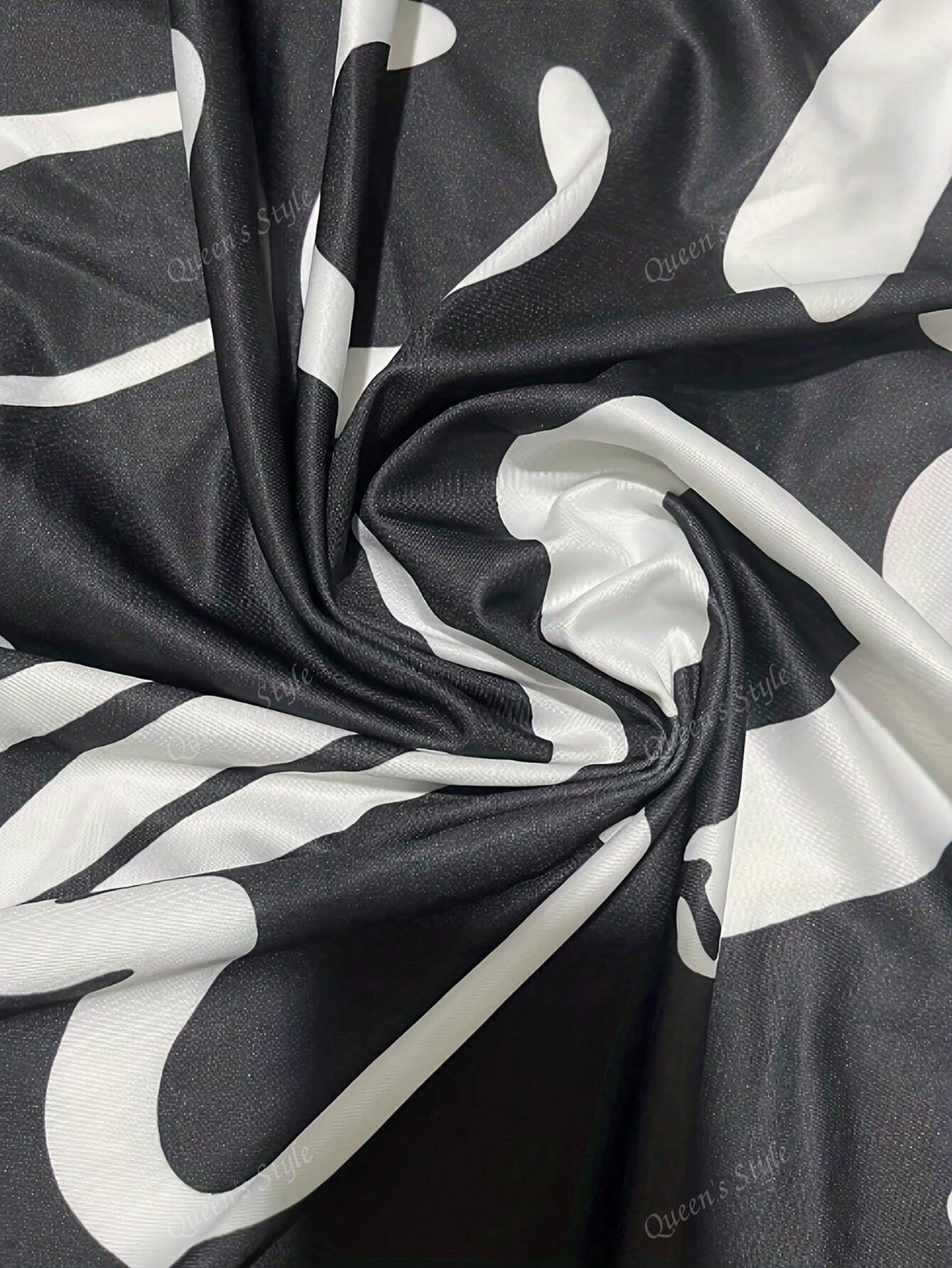 Legant Geometric Print Loose Wide Leg Fashionable Pants for Women Spring/Summer Wear