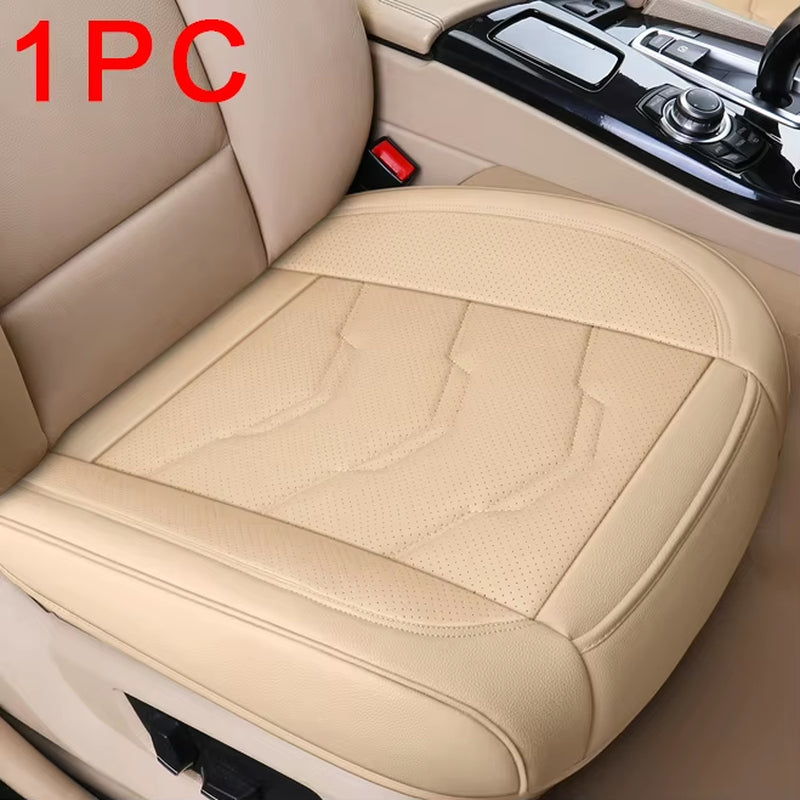 Luxury Car Seat Cover PU Leather Seat Cushion Covers Universal Auto Interior Seats Protection Pad Mat Four Seasons