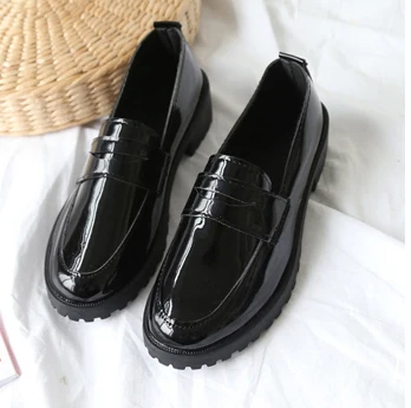 Japan Style Student Shoes Girly Girl Lolita JK Uniform Shoes Women Loafer Low Heels Casual Shoes