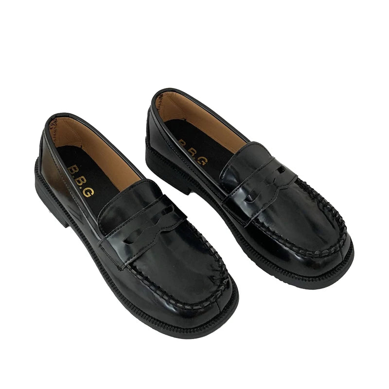 Japan Style Student Shoes Girly Girl Lolita JK Uniform Shoes Women Loafer Low Heels Casual Shoes