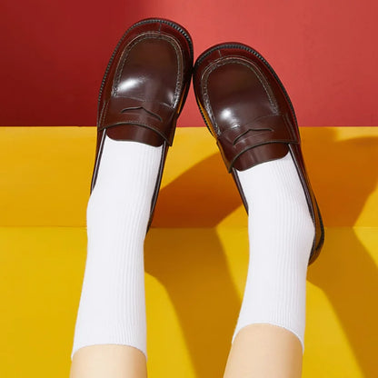 Japan Style Student Shoes Girly Girl Lolita JK Uniform Shoes Women Loafer Low Heels Casual Shoes
