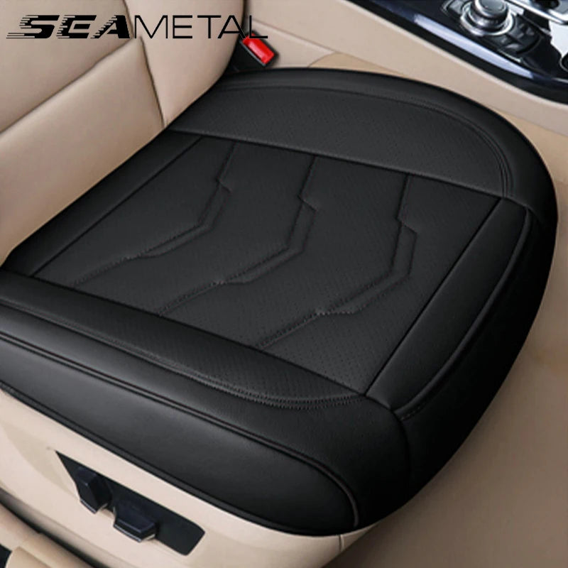 Luxury Car Seat Cover PU Leather Seat Cushion Covers Universal Auto Interior Seats Protection Pad Mat Four Seasons