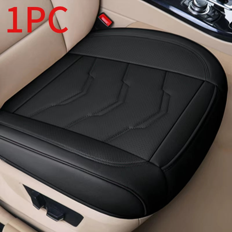 Luxury Car Seat Cover PU Leather Seat Cushion Covers Universal Auto Interior Seats Protection Pad Mat Four Seasons