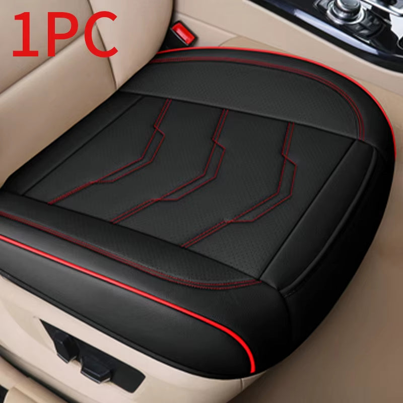 Luxury Car Seat Cover PU Leather Seat Cushion Covers Universal Auto Interior Seats Protection Pad Mat Four Seasons