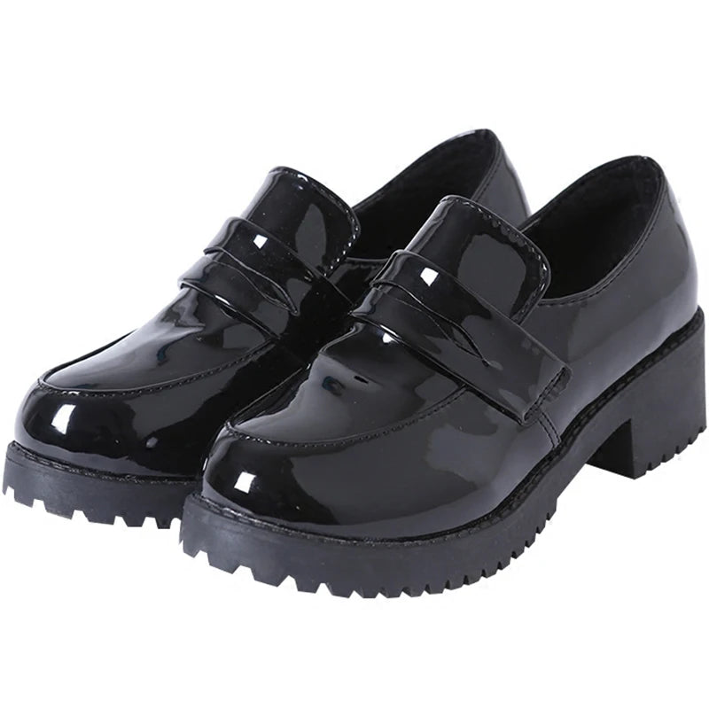 Japan Style Student Shoes Girly Girl Lolita JK Uniform Shoes Women Loafer Low Heels Casual Shoes